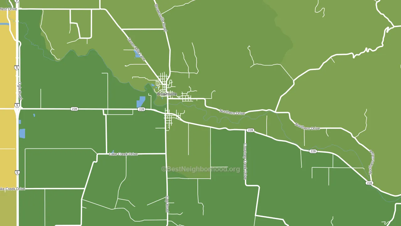 97327, OR block-group voter-turnout map