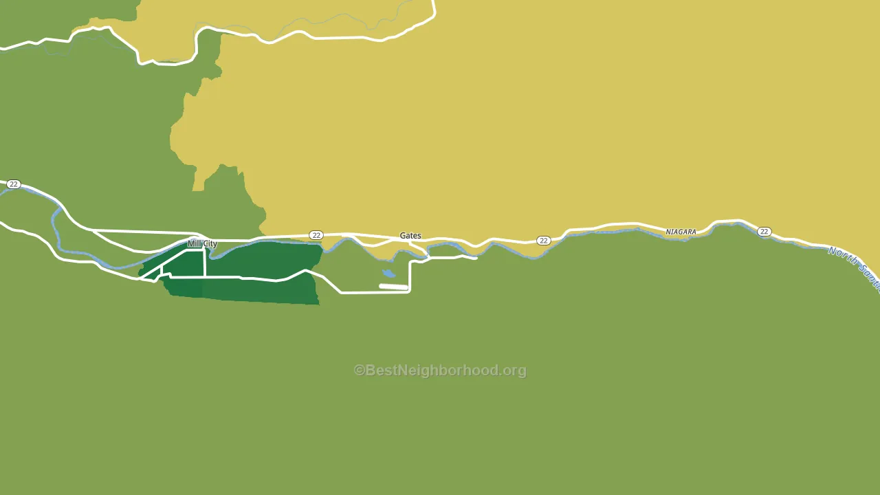 97346, OR block-group voter-turnout map