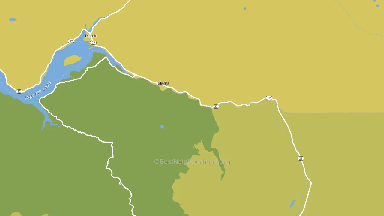 97350, OR block-group voter-turnout map