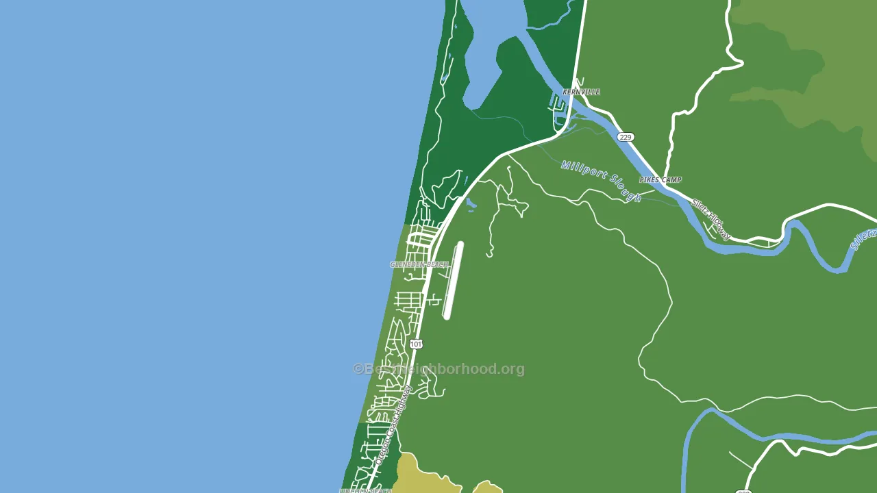 97388, OR block-group voter-turnout map