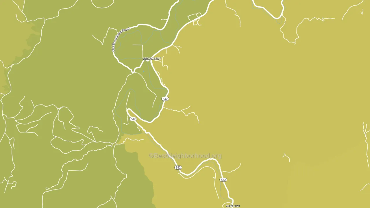 97414, OR block-group voter-turnout map