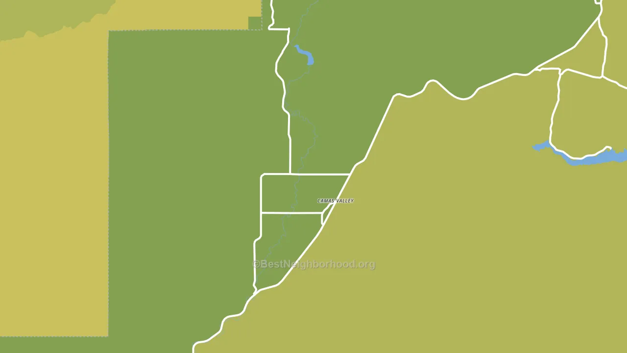 97416, OR block-group voter-turnout map