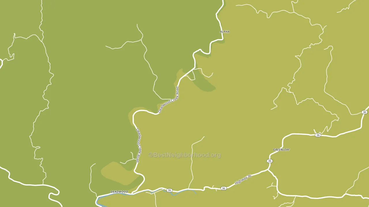 97430, OR block-group voter-turnout map