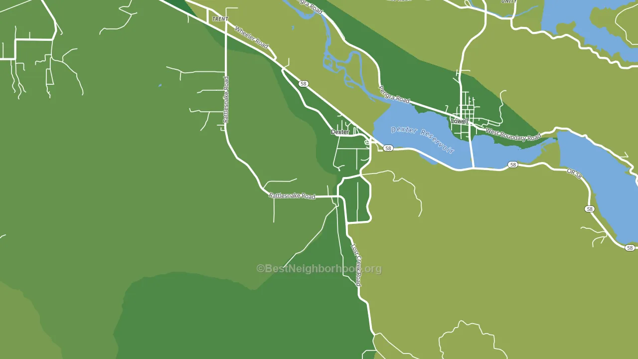 97431, OR block-group voter-turnout map