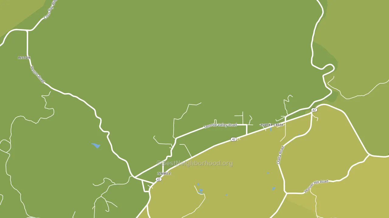 97481, OR block-group voter-turnout map