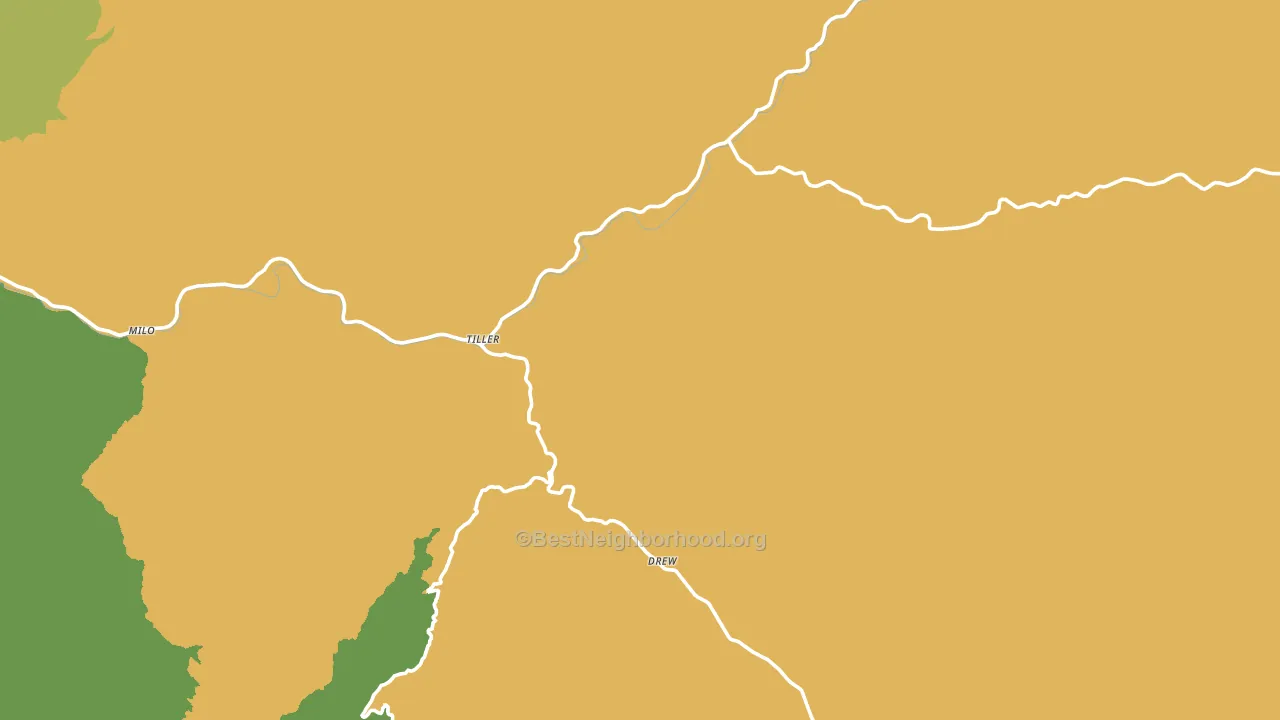 97484, OR block-group voter-turnout map