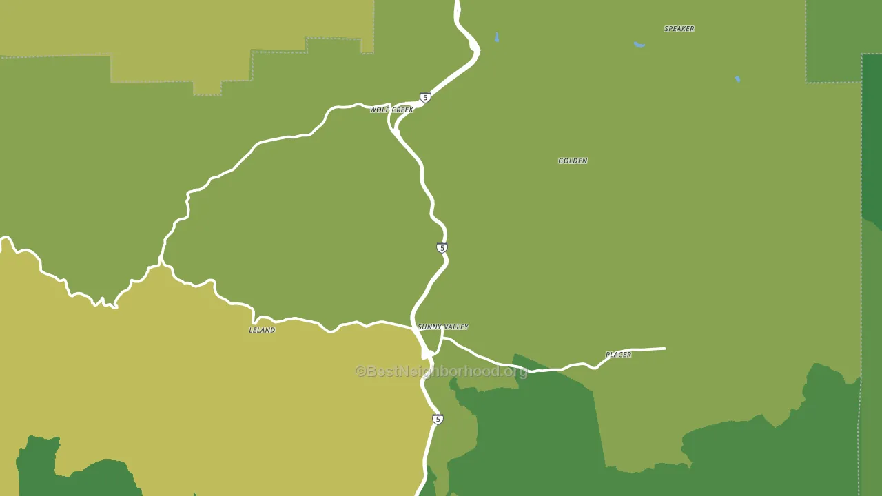 97497, OR block-group voter-turnout map