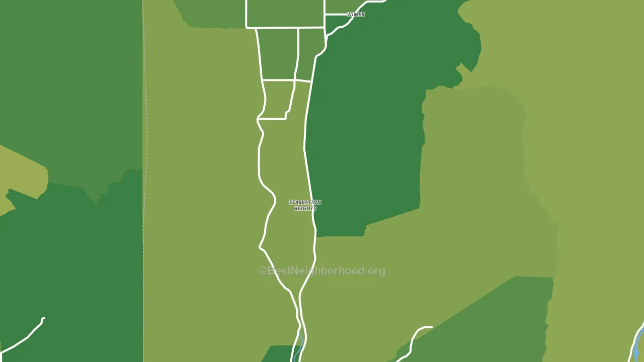 97537, OR block-group voter-turnout map