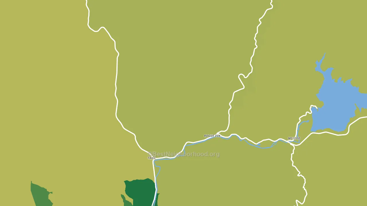 97541, OR block-group voter-turnout map