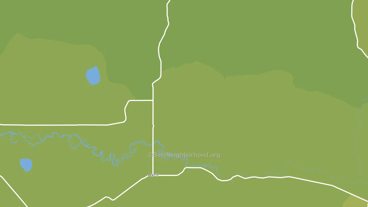 97621, OR block-group voter-turnout map