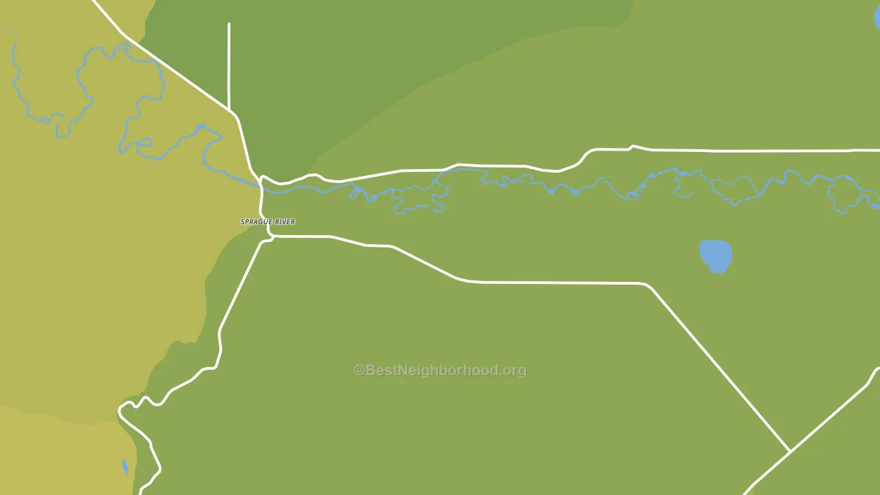 97639, OR block-group voter-turnout map