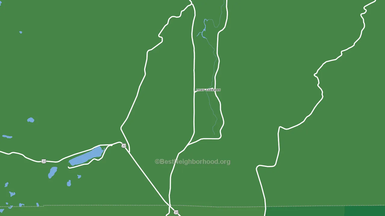 97730, OR block-group voter-turnout map