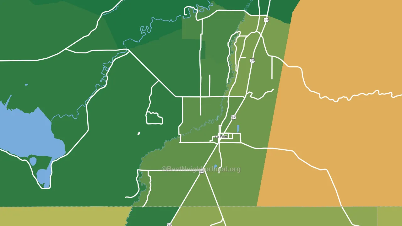 97739, OR block-group voter-turnout map