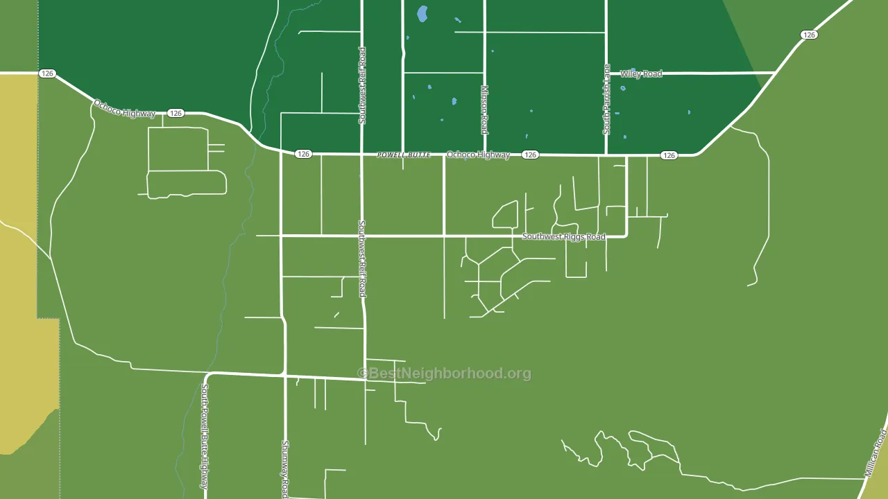 97753, OR block-group voter-turnout map