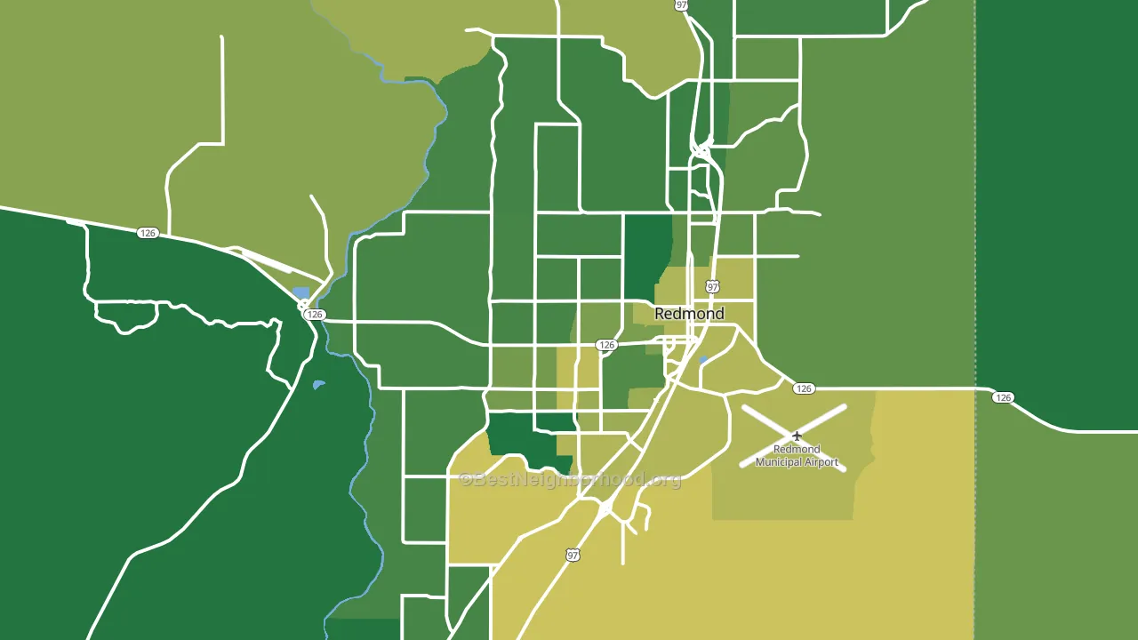 97756, OR block-group voter-turnout map