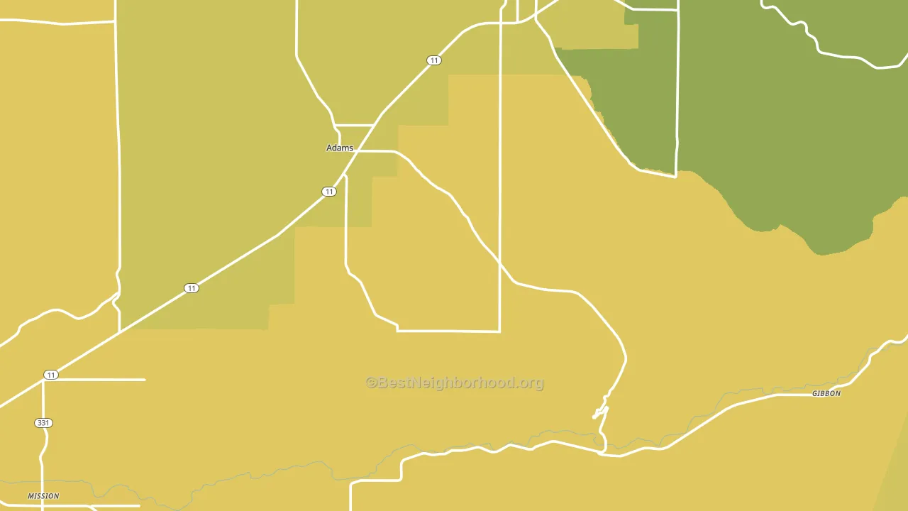 97810, OR block-group voter-turnout map