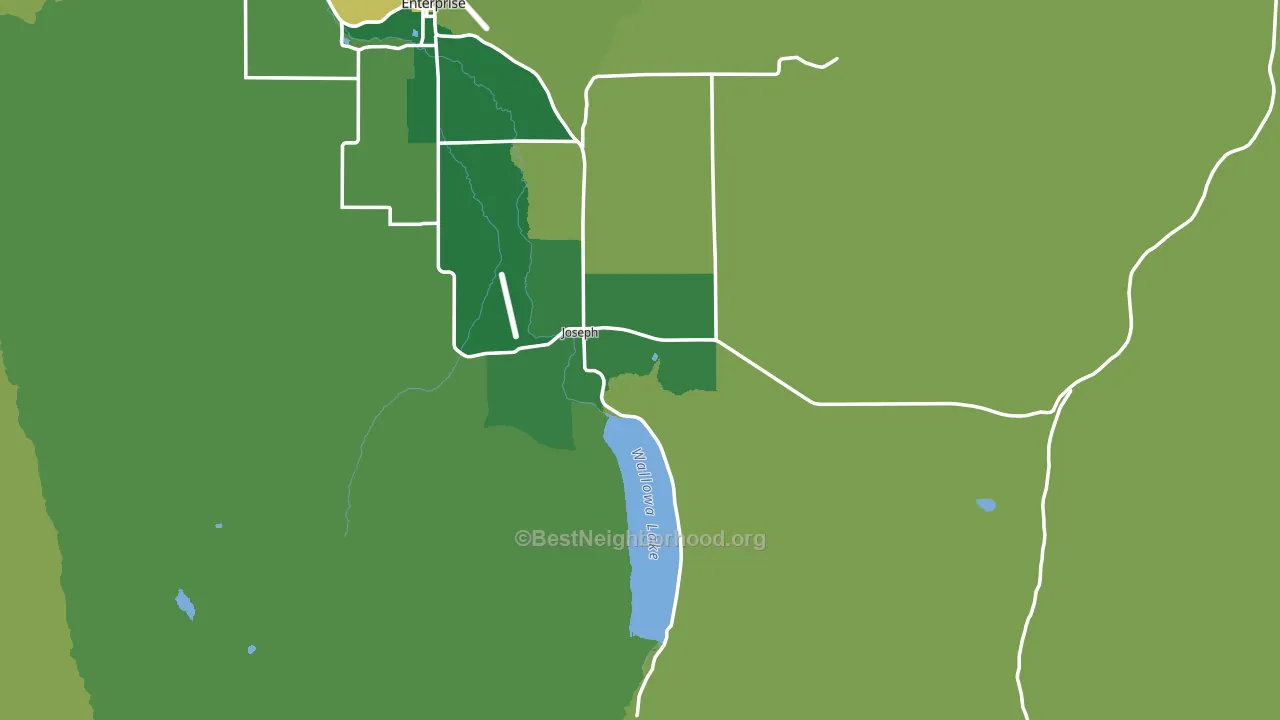 97846, OR block-group voter-turnout map