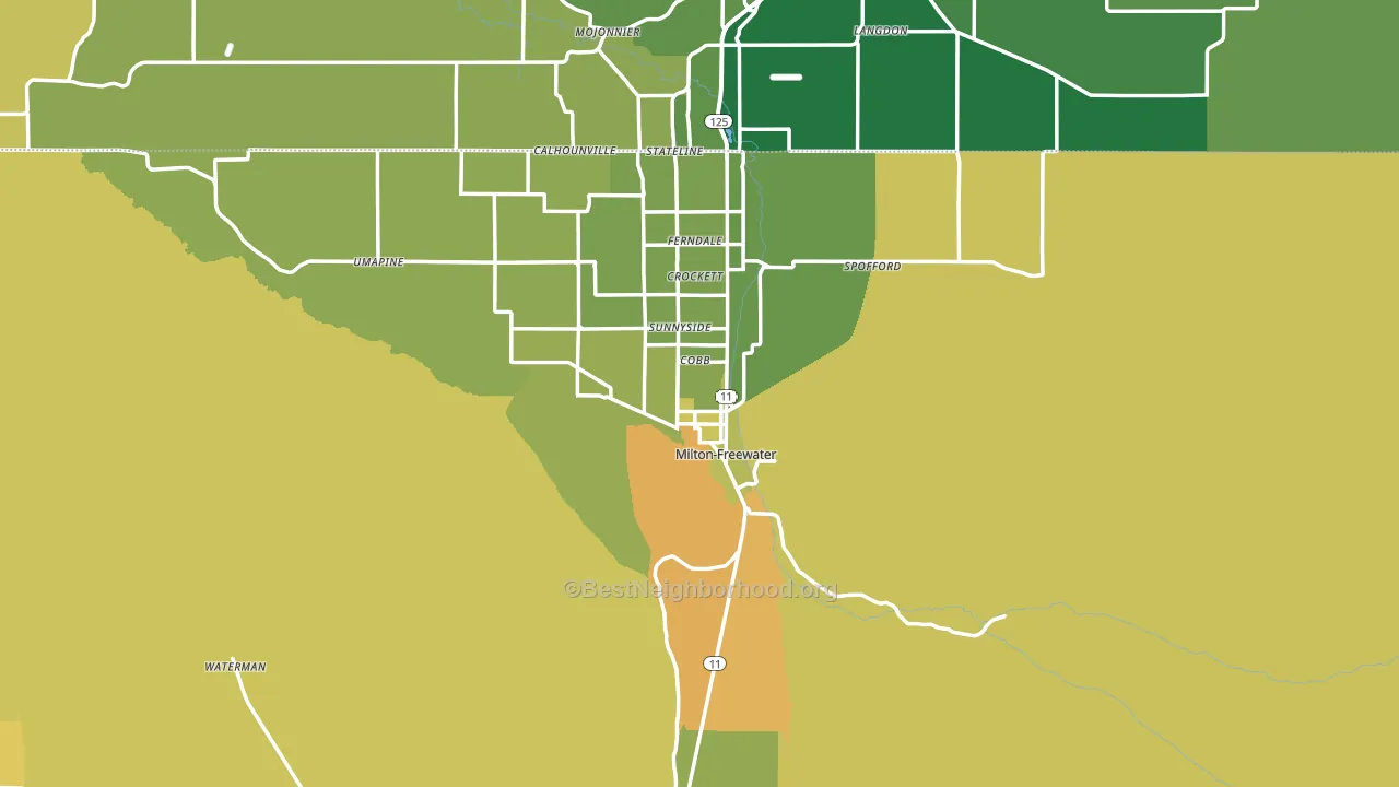 97862, OR block-group voter-turnout map