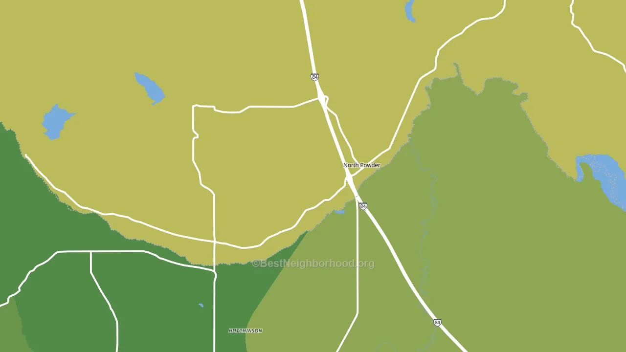 97867, OR block-group voter-turnout map
