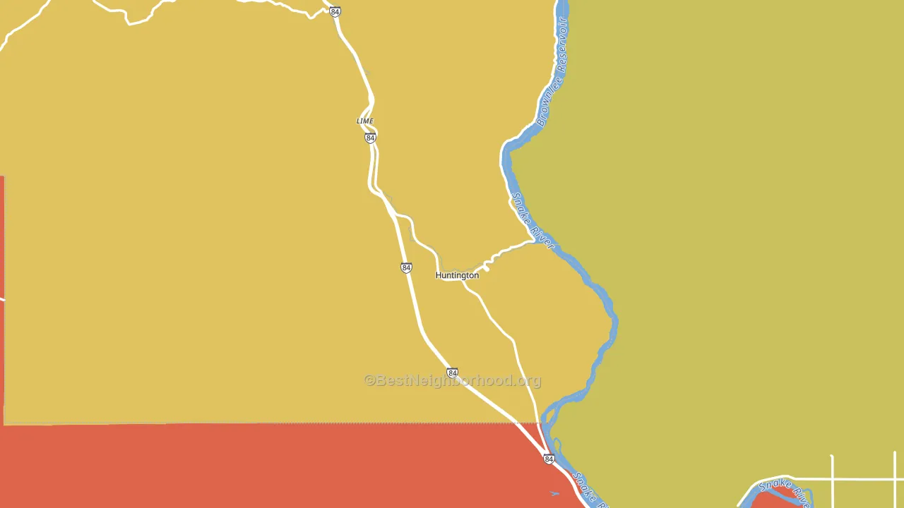 97907, OR block-group voter-turnout map