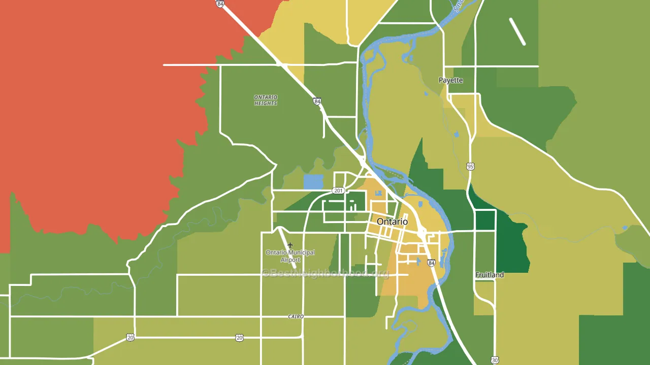 97914, OR block-group voter-turnout map