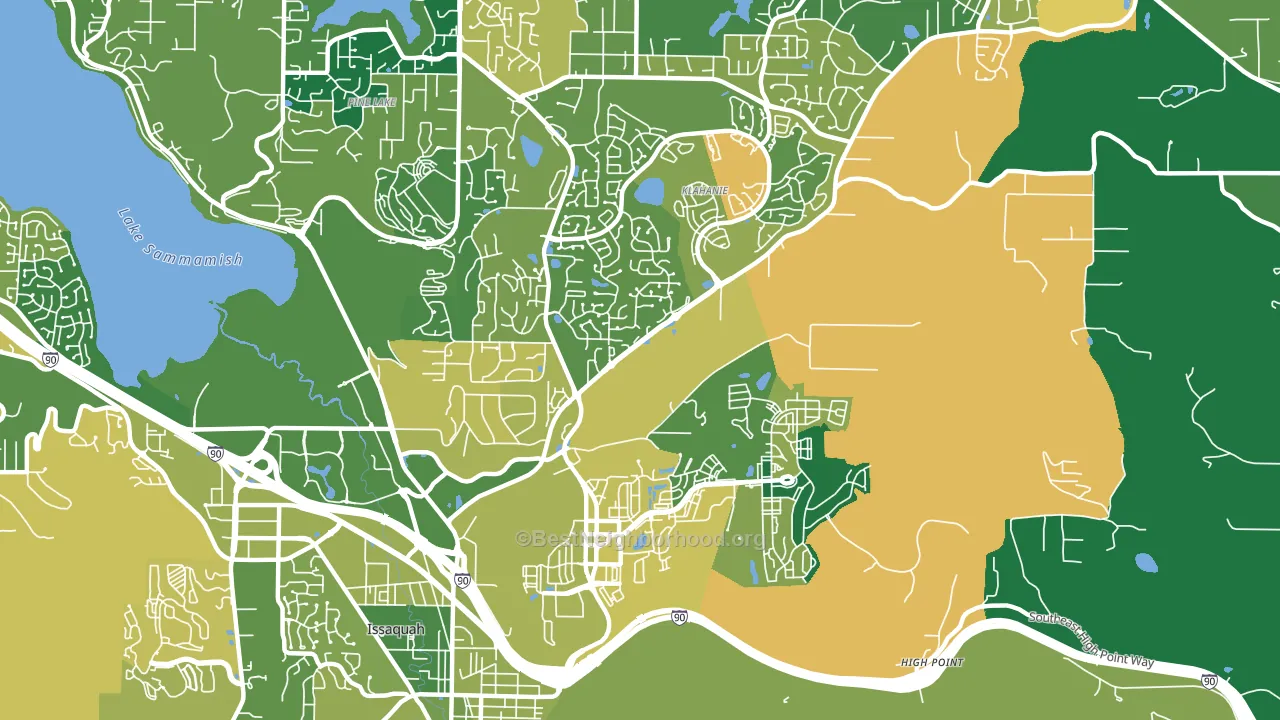 98029, WA block-group voter-turnout map