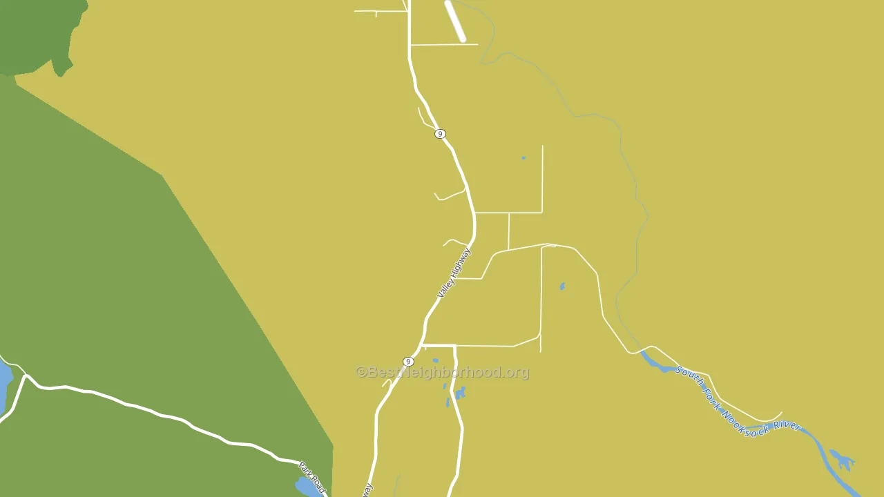 98220, WA block-group voter-turnout map