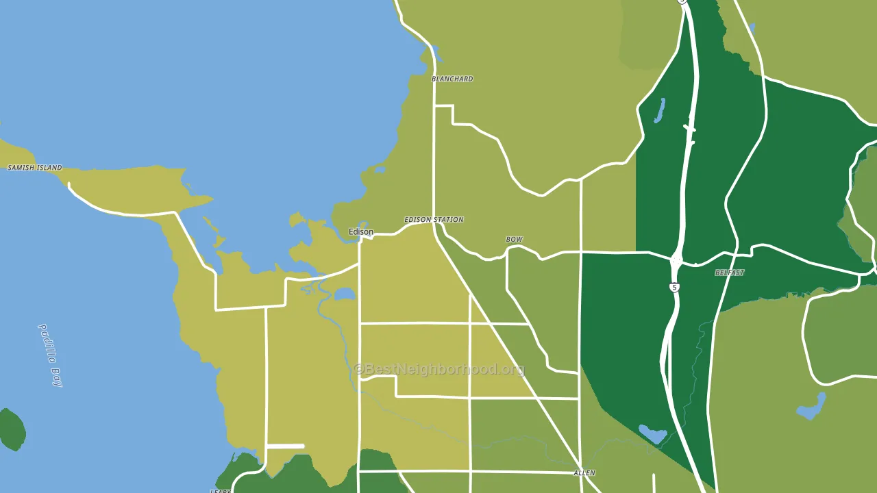 98232, WA block-group voter-turnout map