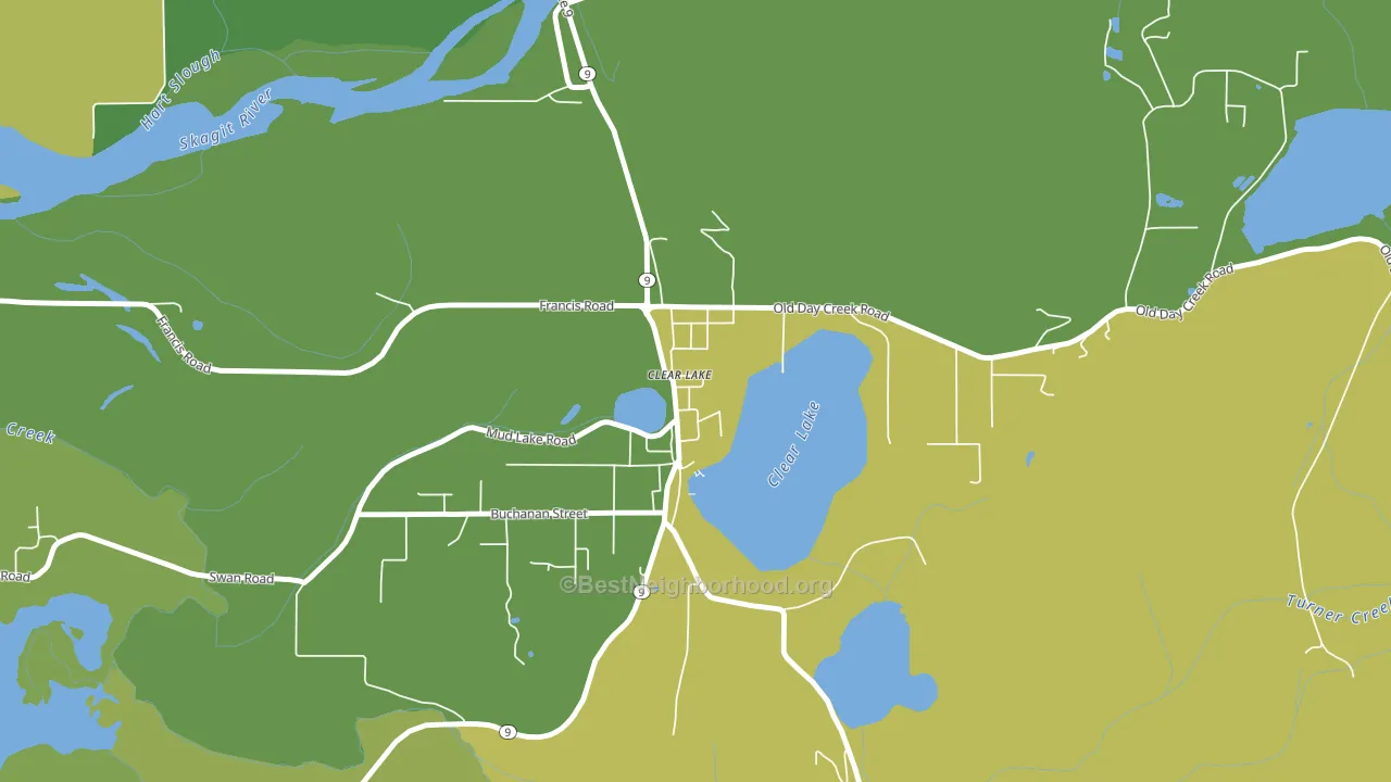 98235, WA block-group voter-turnout map