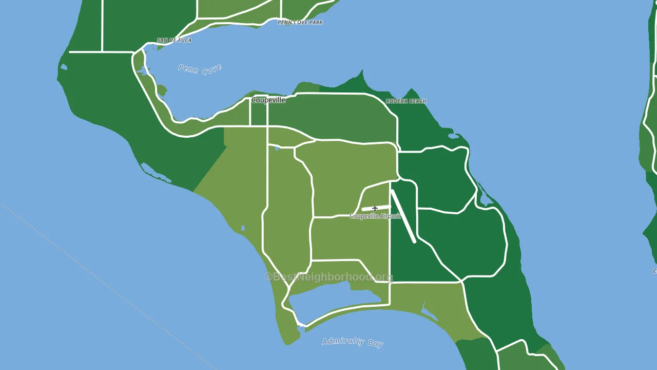 98239, WA block-group voter-turnout map