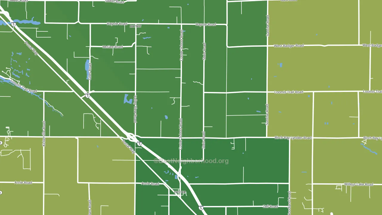 98240, WA block-group voter-turnout map