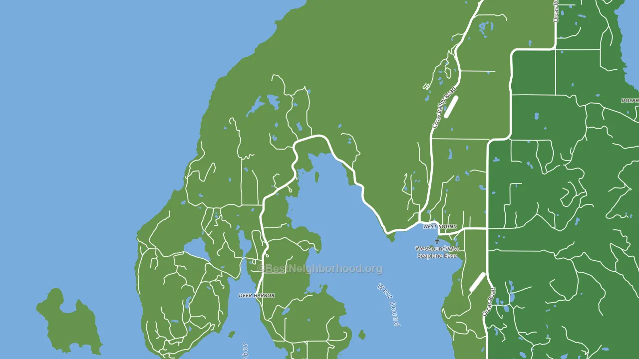 98243, WA block-group voter-turnout map