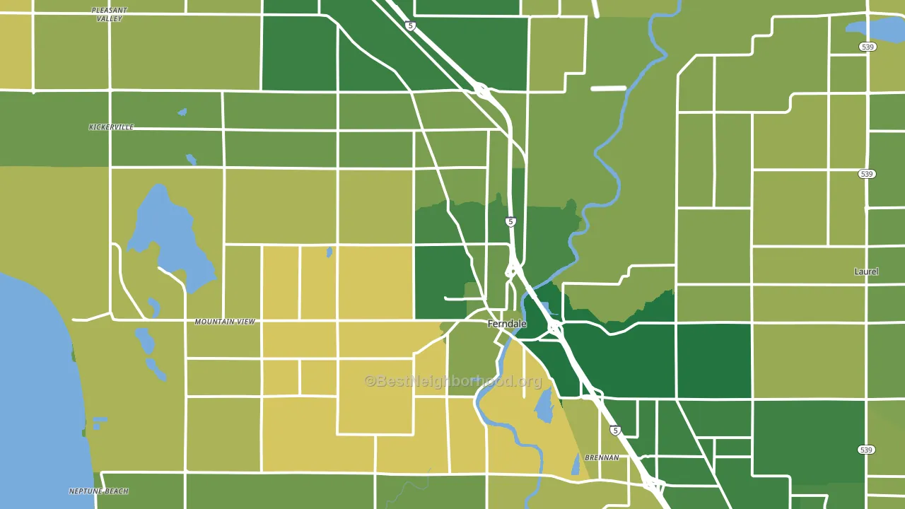 98248, WA block-group voter-turnout map