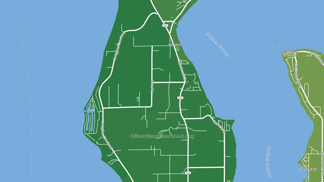 98253, WA block-group voter-turnout map