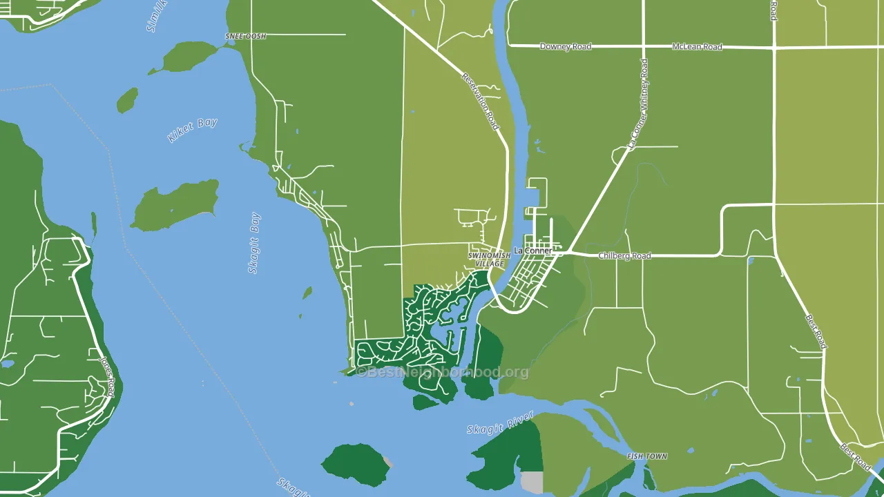 98257, WA block-group voter-turnout map