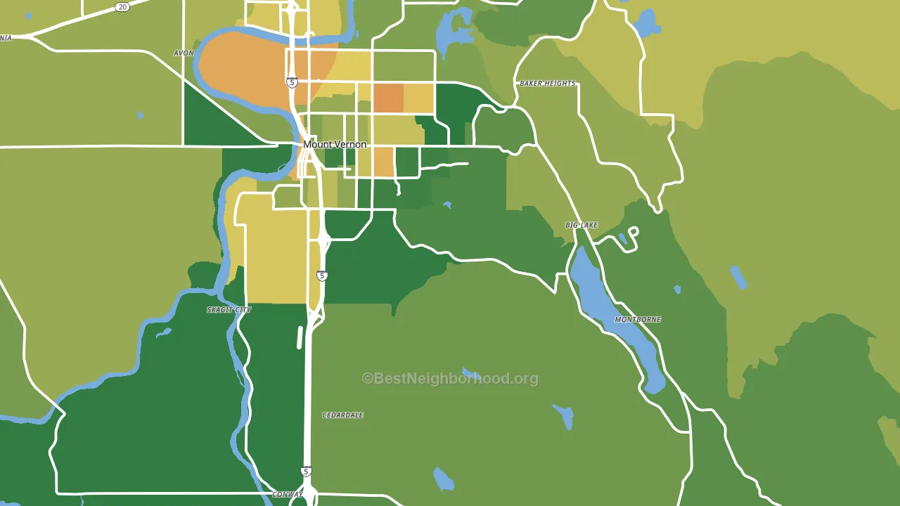 98274, WA block-group voter-turnout map
