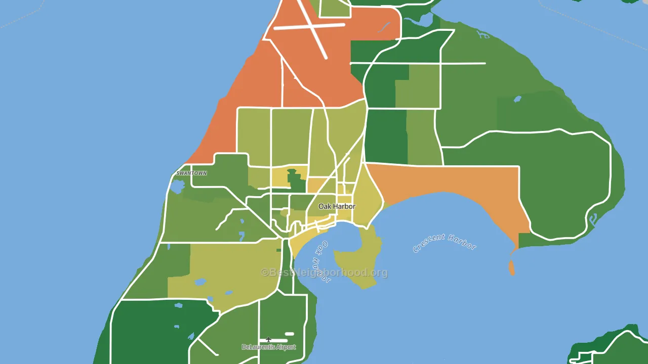 98277, WA block-group voter-turnout map