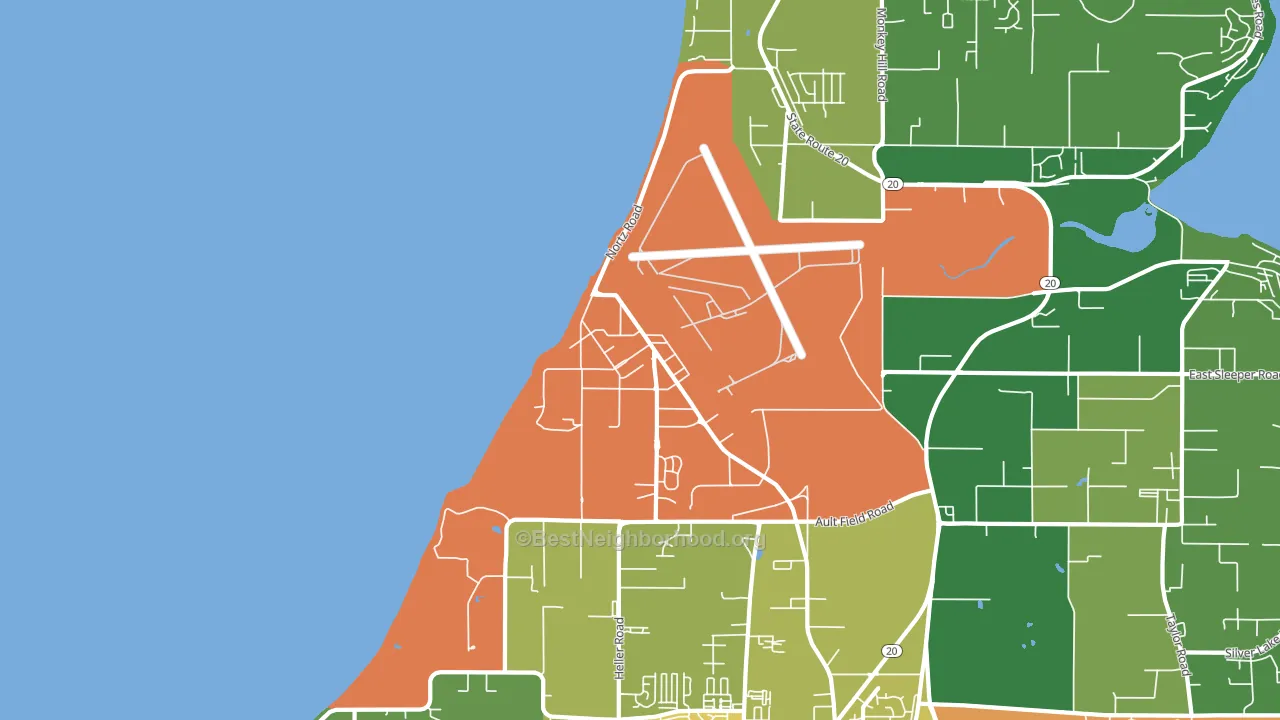 98278, WA block-group voter-turnout map