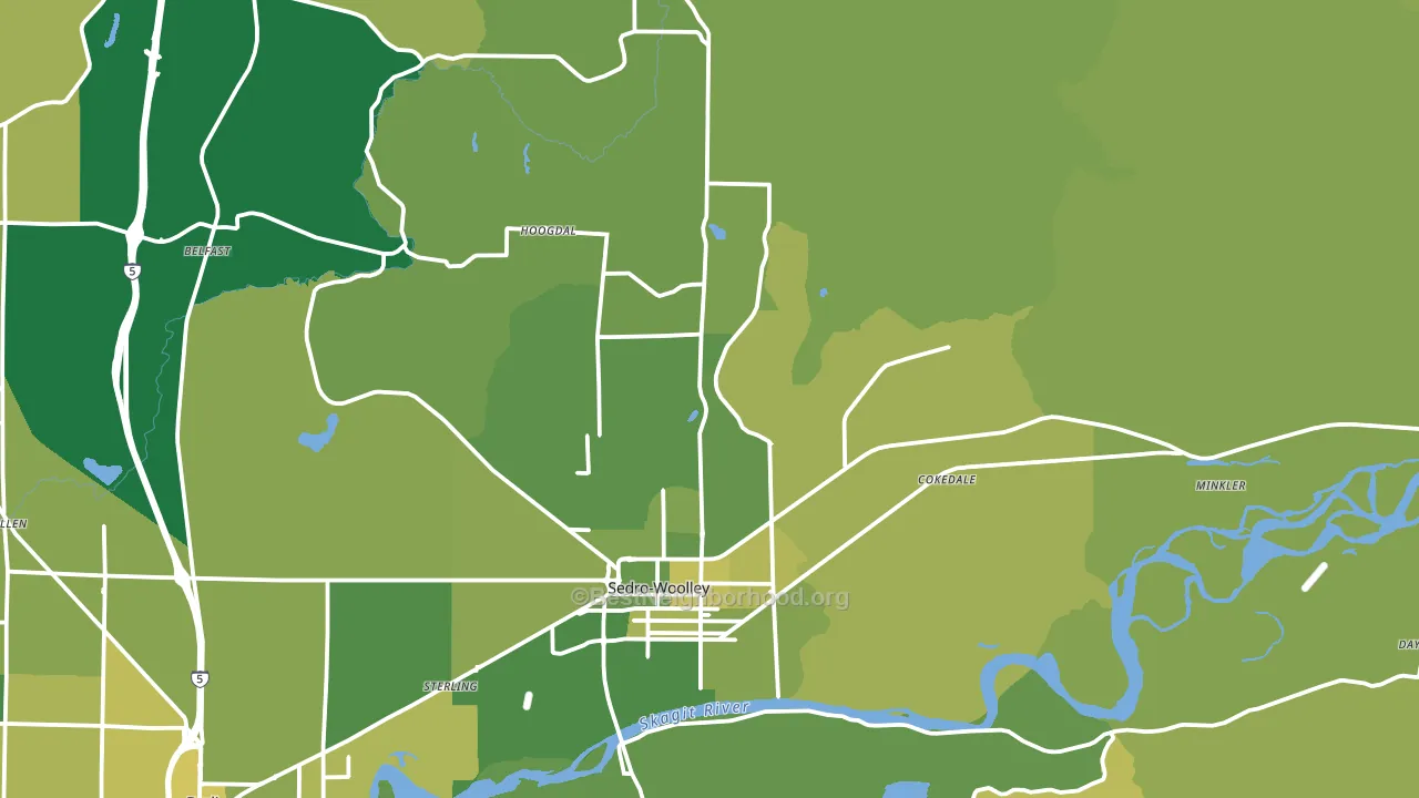98284, WA block-group voter-turnout map