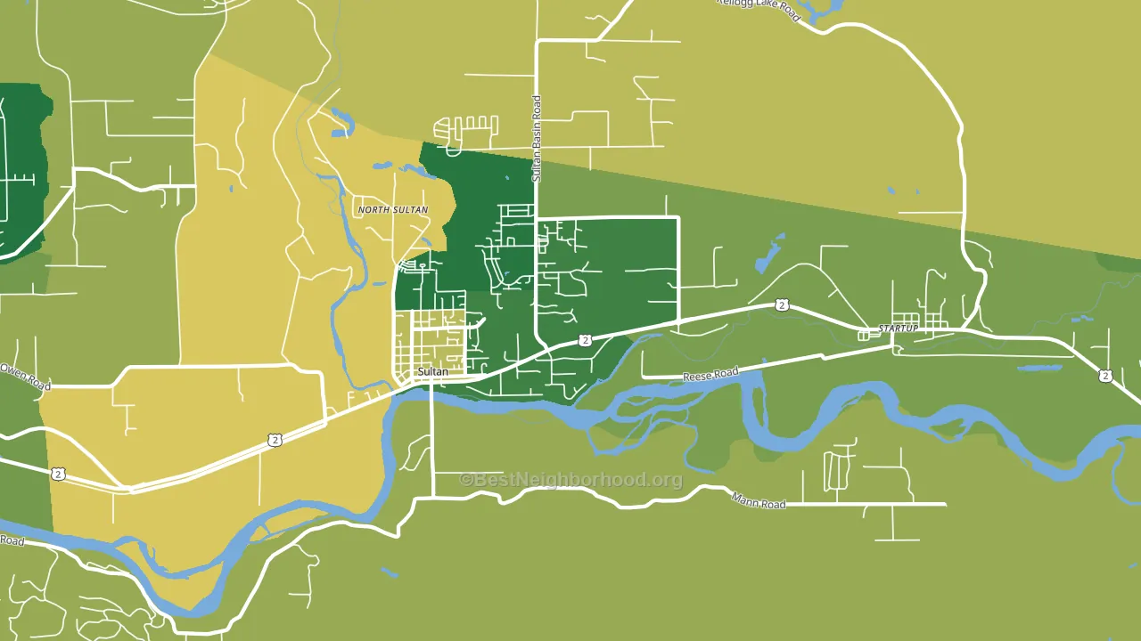 98294, WA block-group voter-turnout map