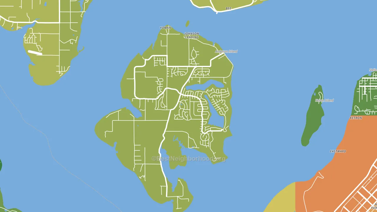 98303, WA block-group voter-turnout map