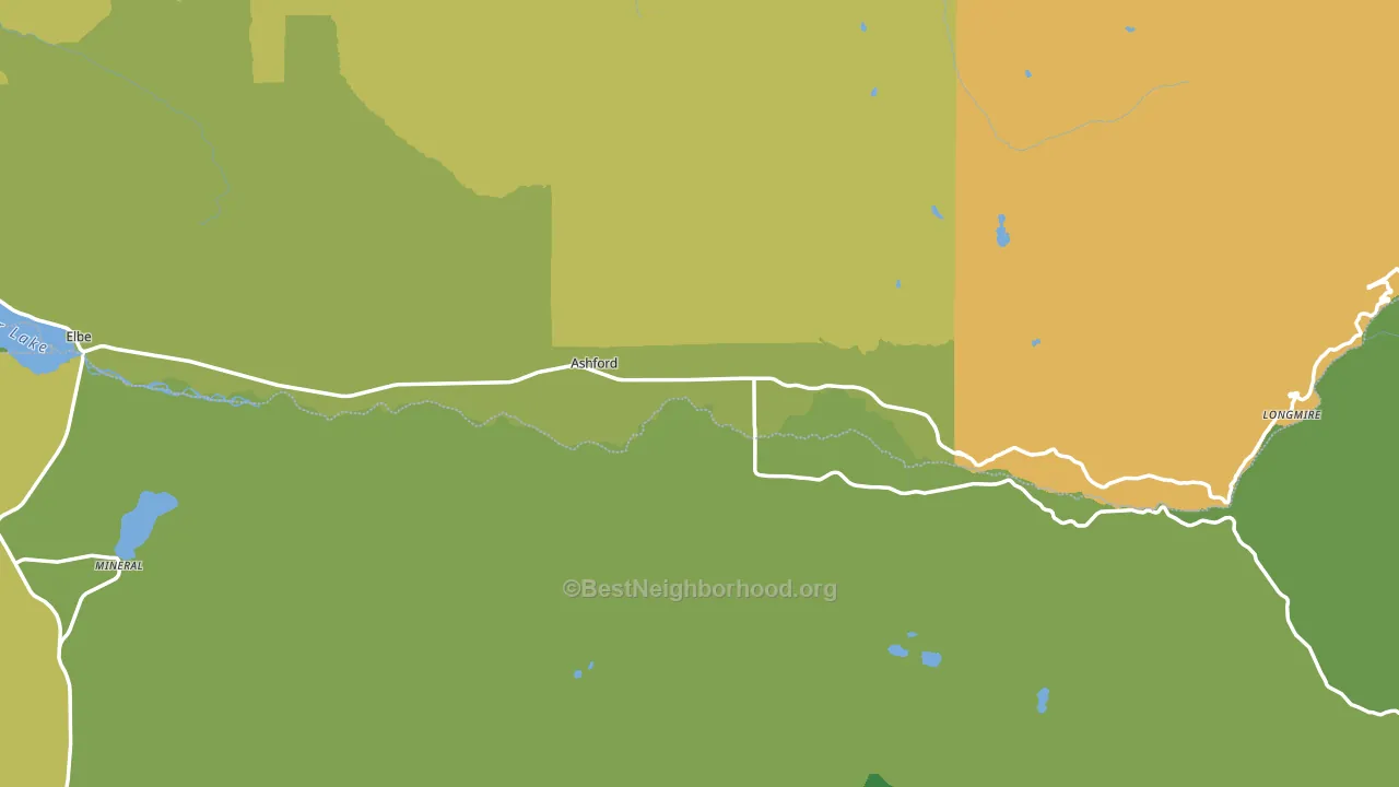 98304, WA block-group voter-turnout map