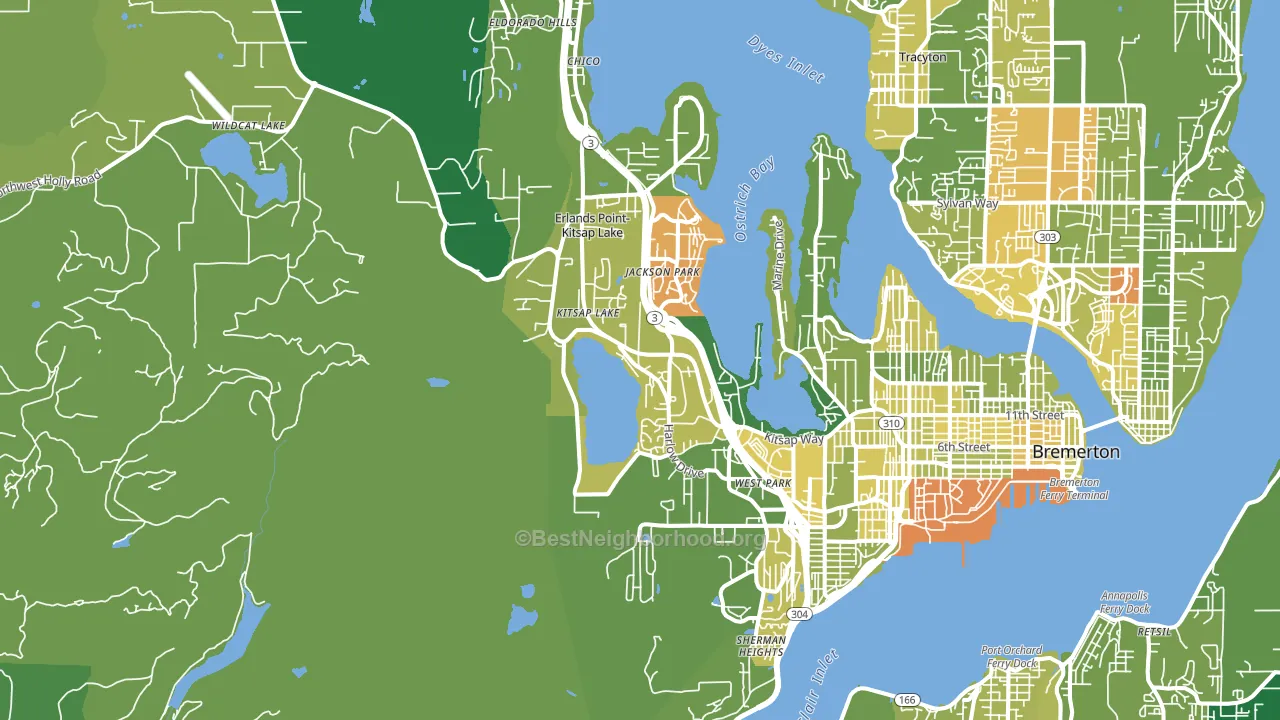 98312, WA block-group voter-turnout map
