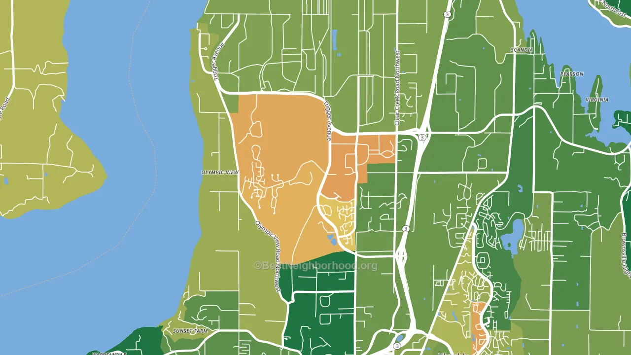 98315, WA block-group voter-turnout map
