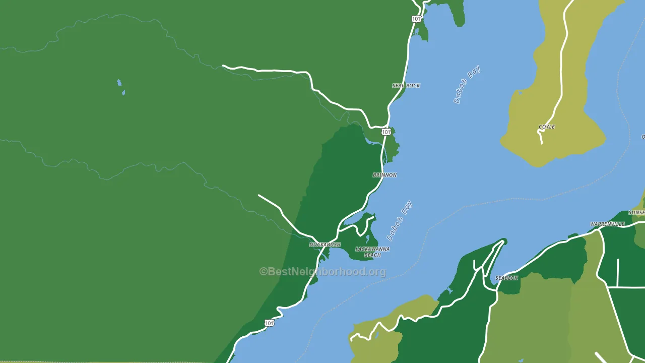 98320, WA block-group voter-turnout map