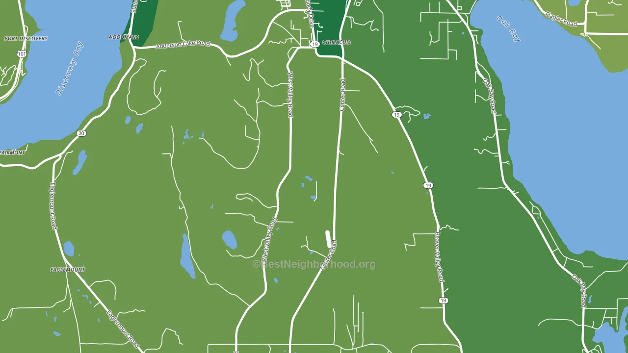 98325, WA block-group voter-turnout map