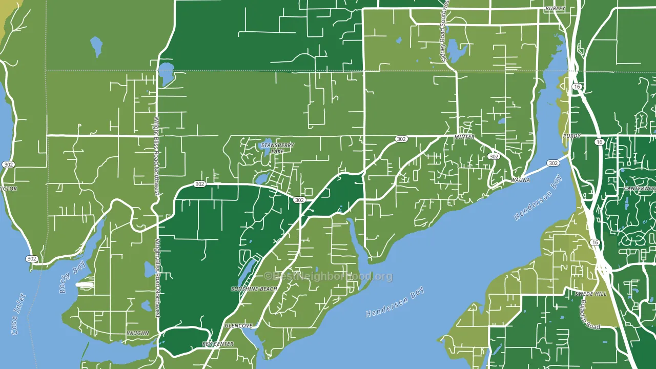 98329, WA block-group voter-turnout map