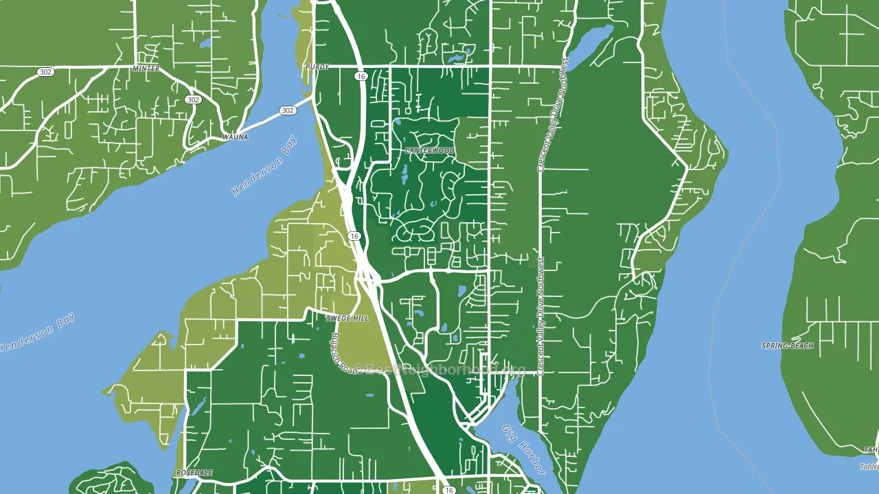 98332, WA block-group voter-turnout map