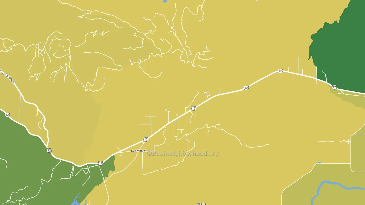 98336, WA block-group voter-turnout map