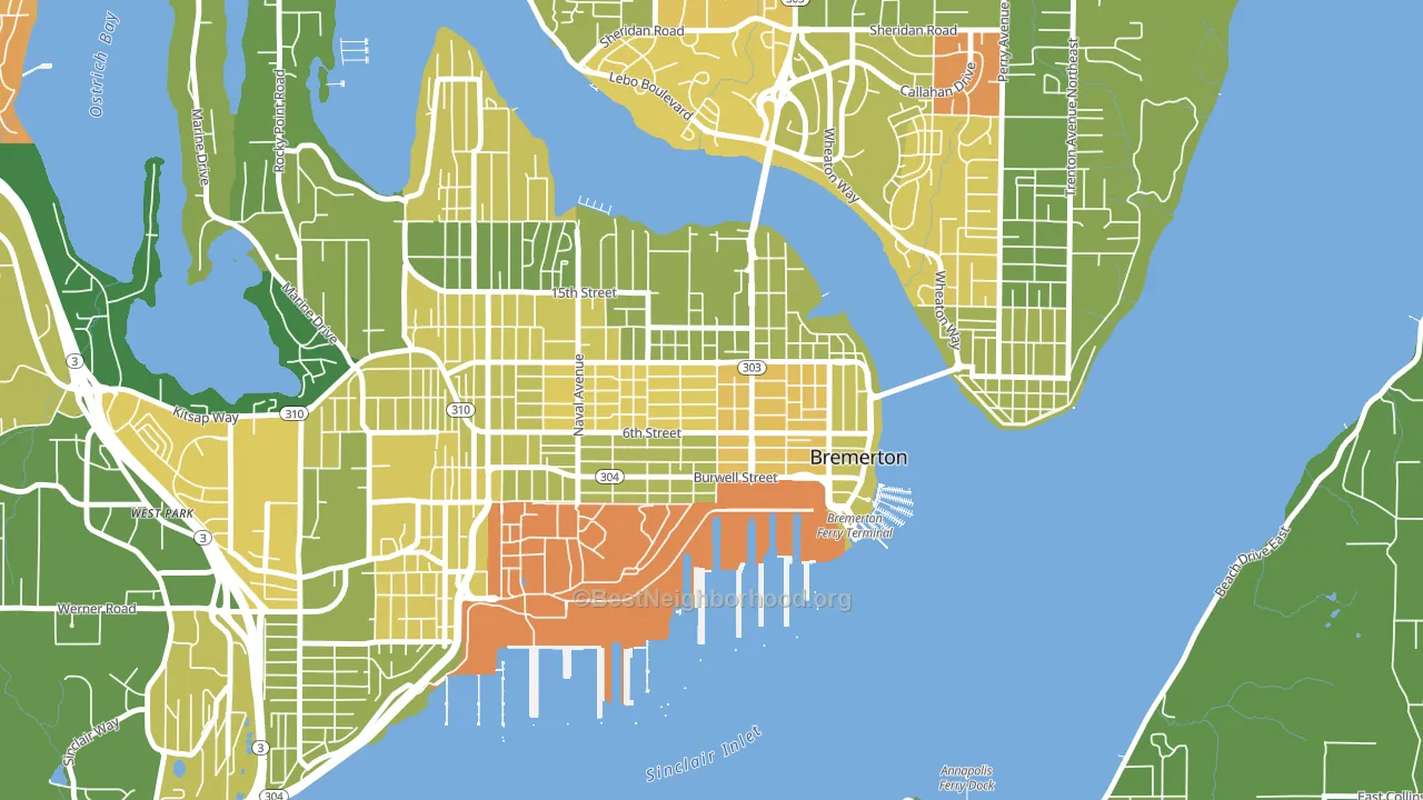 98337, WA block-group voter-turnout map